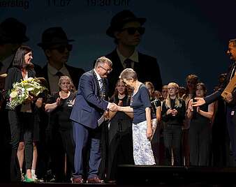 Festaufführung des Musiktheaters „Blues Brothers – Unterwegs im Auftrag des Herrn“, ein Rhythm- & Bluesical auf die Bühne gebracht vom Graf-Zeppelin-Gymnasium